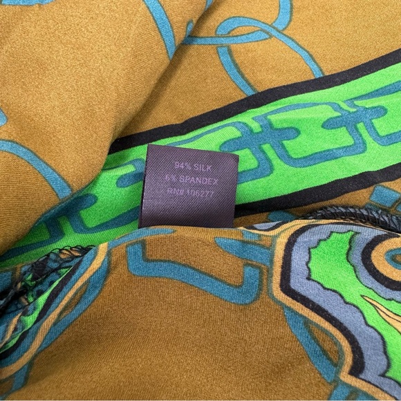 HALE BOB women's clothing sample sales, brand new , Printed Silk Dress  (HB047) - Picture 3 of 4